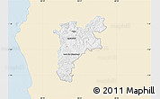Classic Style Map of Pajan, single color outside