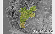 Satellite Map of Pajan, desaturated