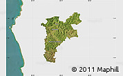 Satellite Map of Pajan, single color outside