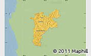 Savanna Style Map of Pajan, single color outside