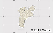 Shaded Relief Map of Pajan, cropped outside