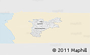 Classic Style Panoramic Map of Pajan, single color outside