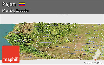 Satellite Panoramic Map of Pajan