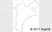 Blank Simple Map of Pajan, cropped outside, no labels