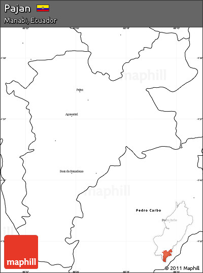 Blank Simple Map of Pajan