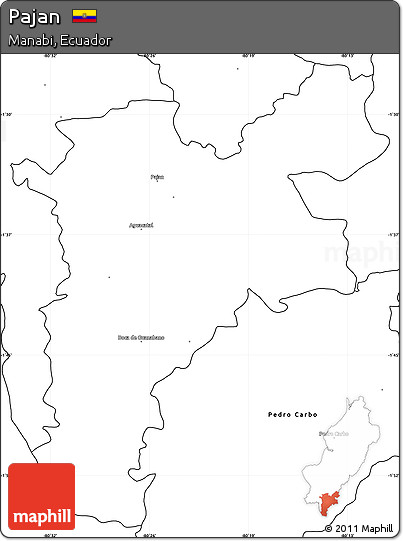 Blank Simple Map of Pajan