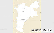 Classic Style Simple Map of Pajan, single color outside