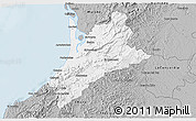 Gray 3D Map of Pedernales