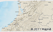 Shaded Relief 3D Map of Pedernales
