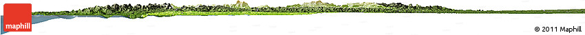 Physical Horizon Map of Pedernales, darken Physical Horizon Map of Pedernales, darken