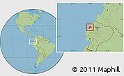 Savanna Style Location Map of Pedernales