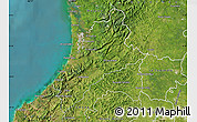 Satellite Map of Pedernales