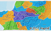 Political 3D Map of Portoviejo