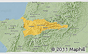 Savanna Style 3D Map of Portoviejo