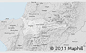 Silver Style 3D Map of Portoviejo