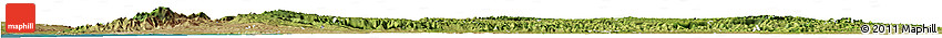Satellite Horizon Map of Portoviejo Satellite Horizon Map of Portoviejo