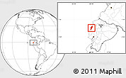 Blank Location Map of Sucre