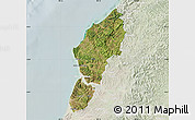 Satellite Map of Sucre, lighten