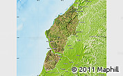 Satellite Map of Sucre, physical outside