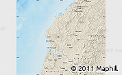 Shaded Relief Map of Sucre