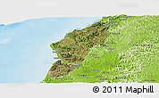 Satellite Panoramic Map of Sucre, physical outside