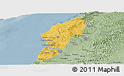 Savanna Style Panoramic Map of Sucre