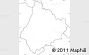 Blank Simple Map of Tosagua, no labels