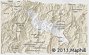 Classic Style 3D Map of San Juan Bosco