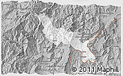 Gray 3D Map of San Juan Bosco
