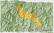 Savanna Style 3D Map of San Juan Bosco