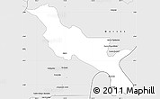 Silver Style Simple Map of San Juan Bosco