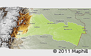 Physical 3D Map of Napo, semi-desaturated