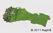 Satellite 3D Map of Napo, cropped outside