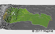 Satellite 3D Map of Napo, desaturated