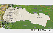Shaded Relief 3D Map of Napo, satellite outside