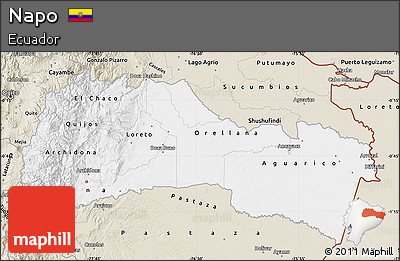 Classic Style Map of Napo