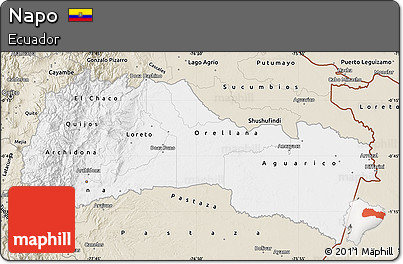 Classic Style Map of Napo