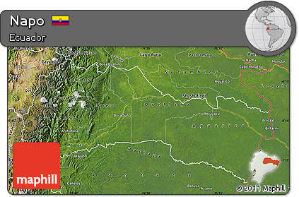 Satellite Map of Napo