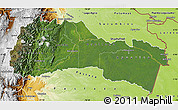 Satellite Map of Napo, physical outside