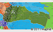 Satellite Map of Napo, political shades outside