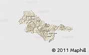 Shaded Relief 3D Map of Quijos, single color outside