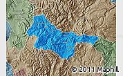 Political Map of Quijos, semi-desaturated