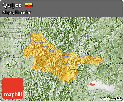 Savanna Style Map of Quijos
