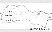 Blank Simple Map of Napo, cropped outside