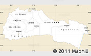 Classic Style Simple Map of Napo, single color outside