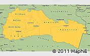 Savanna Style Simple Map of Napo