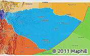 Political Shades 3D Map of Pastaza