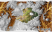 Satellite 3D Map of Cayambe, physical outside