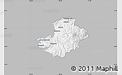 Gray Map of Cayambe, single color outside