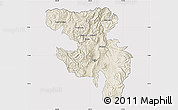 Shaded Relief Map of Quito, cropped outside